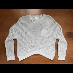 White Crow Knit Sweater